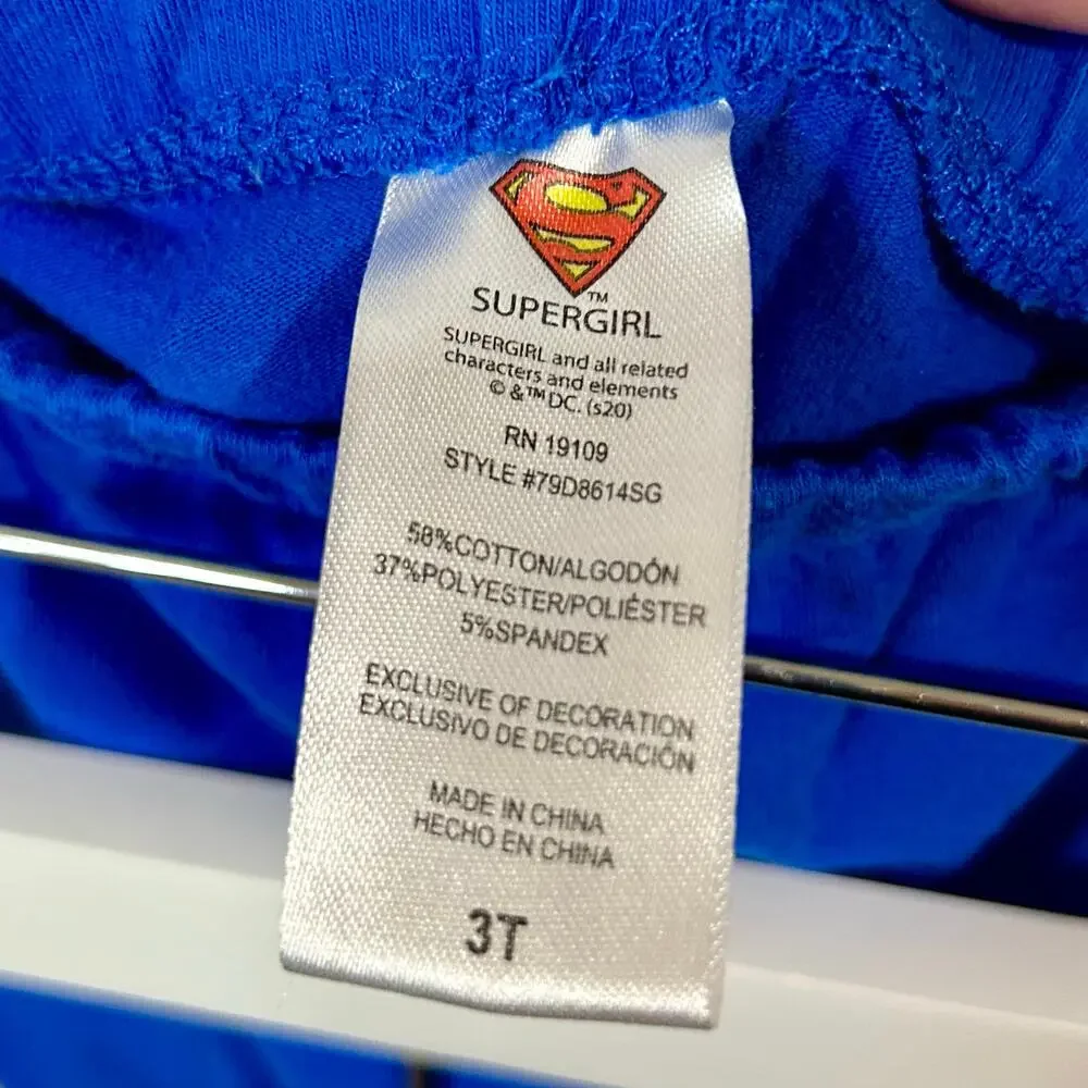 DC Comics Justice League Girls Supergirl Costume 4-Piece Outfit Set 3T FLAW